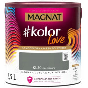 Farba lateksowa ścienna Magnat 2,5 l Grafitowy mat