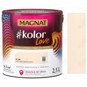 Farba lateksowa ścienna Magnat 2,5 l Letni Brzoskwiniowy mat