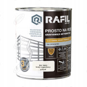 RAFIL Prosto Na Rdzę 3w1 – gruntoemalia do metalu, biały sygnałowy RAL 9003, połysk, 0,75 l