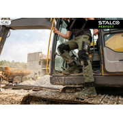 Trzewiki robocze męskie Stalco Defender High OB, zielone, bez podnoska, rozmiar 46
